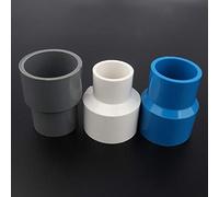 RNUMLIGH Pipe connector 1pc ID 63mm To 20~50mm PVC Reducing Straight Joints Agricultural Irrigation Garden Water Connectors Aquarium Fish Tank DIY Tools (Color : 63 20mm, Diameter : Blue)