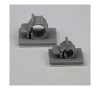 RNUMLIGH Pipe connector 20pcs Water Purifiers Accessories 1/4" 3/8" CCK Pipe Clamp Hose Fixed Back Glue Stick (Color : 1l4inch, Size : 20pcs)