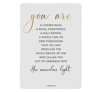 RNUMLIGH Primitive Metal Sign Once Were Not A People Scripture Quote Decor For Bathroom Laundry Room Mudroom Closet 8 X 12 inch