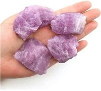 RNUMLIGH Quarzo naturale Colore Viola naturale Spodumene kunzit Pietra Cristallo grezzo Pietre grezze originali Cristalli di quarzo naturale 1PC cristalli e pietre(Size:10-30 grams)