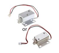 RNUMLIGH Serratura elettromagnetica a solenoide da 12 V/0,4 A, di piccole dimensioni, facile da installare, for serratura elettrica, serratura for porta di armadietto e cassetto.