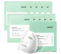RNW ESTHE Cica Source Sheet Mask 0.9 fl.oz (10PCS), Maschera viso coreana idratante in fogli Maschera quotidiana per risolvere i problemi della pelle Contiene olio dell'albero del tè