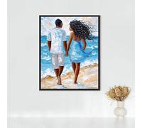RNXAOPEN Diamond Painting Arte Figurativa, Diamond Painting Erwachsene Uomo Bastelset, DIY Diamant Malerei Runder Vollbohrer Diamanten Kinder Malerei Stickerei Kreuzstich, Geschenk 50 x 70cm PJY9 W-Z