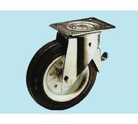 RO-CARR RUOTE FORCELLA ROTANTE CON FRENO 125MM