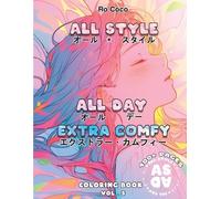 Ro Coco Anime Coloring Book For Teens and Adults All Style All Day (Tascabile)