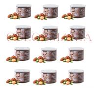RO.IAL 12 BARATTOLI DI CERA DEPILATORIA OLIO DI ARGAN PROFESSIONALE VASO 400 ML