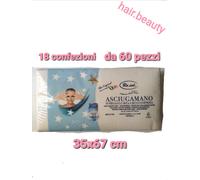 Ro.ial 18X ASCIUGAMANI MONOUSO IN CARTA A SECCO PROFESSIONALE DA 60