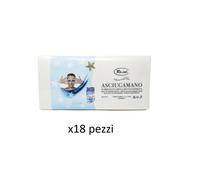 RO.IAL. ASCIUGAMANO CARTA RIPIEGATI 60 ASCIUGAMANI X 18 PEZZI