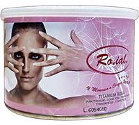 Ro.Ial Cera Barattolo Titanio Rosa - Pacco da 24 x 1200 gr