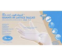 Ro.ial. - Guanti in Lattice Talcati, Monouso - 100 Guanti