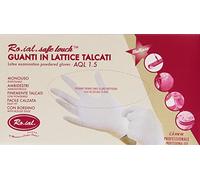 Ro.ial. - Guanti In Lattice, Talcati, Monouso, Taglia S, 100 Pezzi