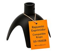 RO Linea Bianca - Spingitore di ricambio compatibile con Krups Citrus Expert ZX7000 ZX700032 ZX700038 ZX700041 SS192028 Pusher ricambio originale spremiagrumi elettrico, in plastica, nero, senza BPA