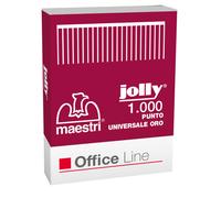 RO-MA - 1001121 - Punti Jolly Oro - 6-4 - oro - Romeo Maestri - conf. 1000 pezzi - 45260 - Conf. da 10 Pz. - 1001121