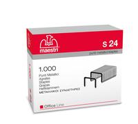 RO-MA - 1005420 - Punti S24 - 23-24 - acciaio - metallo - Romeo Maestri - conf. 1000 pezzi - 45256 - Conf. da 1 Pz.