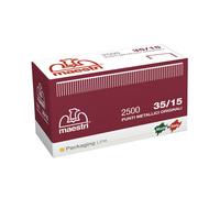 RO-MA - 1107001 - Punti 35-15 - per Romabox - H 15 mm - rame - Romeo Maestri - scatola 2500 pezzi - 46174 - Conf. da 1 Pz. - 1107001
