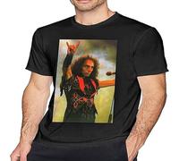 Ro-Nnie JA-MES Dio Man's Breathable Mens T Shirt Casual Round Neck Easy Tee Fashion Short Sleeve Size 3XL