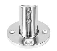 Ro per Corrimano, Yosoo Base per Tubo Tondo da 60 Gradi Ro per Ringhiera per Corrimano in Acciaio Inossidabile 316 Ferramenta per Barche Marine per Corrimano per Barche Marine Corrimano da(25mm)