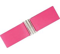 Ro Rox Cintura Donna Larga Elastica in Vita Stile Retrò Vintage - Cintura Stretch per Abiti, Anni 50 - Fibbia Moderna, Vari Colori - Rosa caldo (L)