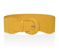 Ro Rox Cintura elasticizzata per infermiere Raya, stile vintage anni '61, Giallo, L