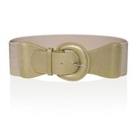 Ro Rox Cintura elasticizzata per infermiere Raya, stile vintage anni '72, Oro, M