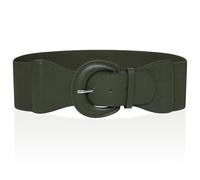 Ro Rox Cintura elasticizzata per infermiere Raya, stile vintage anni '85, Cachi, L