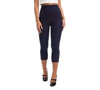 Ro Rox Ella Pantaloni Capri 3/4 Vintage Retro Pinup Anni 1950 (Navy Blu, L)