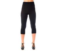 Ro Rox Ella Pantaloni Capri 3/4 Vintage Retro Pinup Anni 1950 - Nero (2XL)