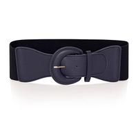 Ro Rox Raya Cintura Elasticizzata da Infermiera Cincher in Vita Vintage Retrò anni '50, Blu