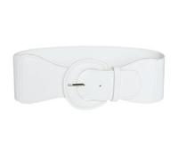 Ro Rox Raya Cintura Elasticizzata da Infermiera Cincher in Vita Vintage Retrò anni '50, rosso, Bianca