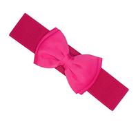 Ro Rox Vera Cintura Larga Elastica Fiocco Satini 1950 Vintage Retro Pin-Up (Rosa scuro, L)