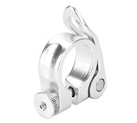 Road Bike Mountain Terrain in Alluminio in Lega Sedile Post Postato Release Quick Release Black Plamp Post PlampseatPost Clamp Secondo Fits 28 (SILVER)