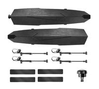 Road Cycle Guard, Adjustable Mudguard Set, Front Rear Tire Fenders, Mountain Bike Splash Protector, Widened Wheel Covers for Outdoor, Street, Rainy Days, Trails, Commuting, 8.66-10.63 Inches