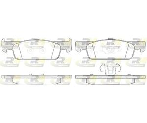 ROAD HOUSE 4432154000 Pastiglie Dacia Logan-Renault Clio