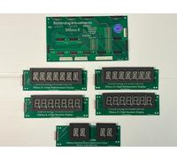 Road Kings Williams Flipper 7 Cifre Arancione LED Display Kit, 6 PC Set. Gratis