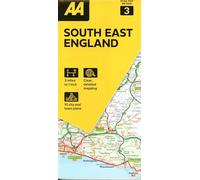 Road Map South East England (AA Road Map Series 3) (AA Road Map Britain) Map - Folded Map. 3 miles to 1 inch.