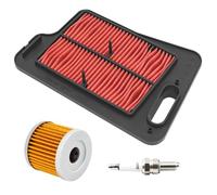 Road Passion 13781-05H00-000 Filtro Aria + Filtro Olio + Candele di accensione Kit Compatibile con SUZUKI AN400 AN 400 BURGMAN 2007 2008 209 2010 2011 2012 2013 2014 2015
