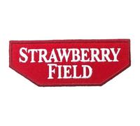 Road Sign - Rock Off officially licensed products Strawberry Field Road Sign Woven Patch Size Accessory Size