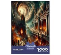 Road to Hell 1000 Pezzi Puzzle Classici Per Adulti E Bambini Da 14 Anni E Più Giochi Educativi Giocattoli Sfida Impossibile - Regalo Per Amore E Amico 70x50cm/1000pcs