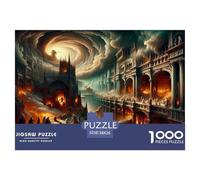 Road to Hell 1000 Pezzi Puzzle Classici Per Adulti E Bambini Da 14 Anni E Più Giochi Rilassamento E Intelligence Sfida Impossibile - Decorazione Della Casa 38x26cm/1000pcs