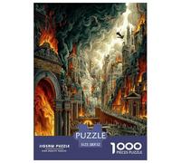 Road to Hell Jigsaw Puzzle 1000 Pezzi Classici Per Adulti E Bambini ≥12 Anni Giochi Rilassamento & Intell. Per Appassionati Esperti Regalo Amore Amico Natale Compleanno 52x38cm/1000pcs