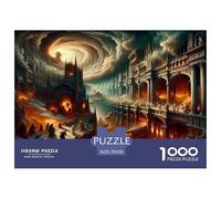 Road to Hell Jigsaw Puzzle,1000 Pezzi Classici, Per Adulti E Bambini A Partire Da 12 Anni Giochi Rilassamento E Intelligence Perfetto Per Appassionati Di Esperti - Decorazione Della Casa 70x50cm/1000