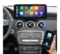 Road Top 12,3 Pollici Autoradio, CarPlay senza fili e Android Auto per Mercedes Benz A CLA GLA Classe W176 C117 X117 X156 2016-2018 Anno con sistema NTG5.0, schermo tattile Stereo Auto con Mirrorlink