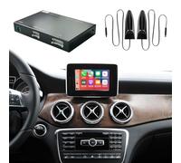Road Top Senza fili Carplay Android Auto per Mercedes Benz Classe C/E/CLA/GLA/GLK/CLS/ML/GL/GLK/SLK 2012-2015 con sistema ntg4.5/4.7, dotato di telecamera posteriore, supporto Mirrorlink, navigatore