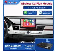 Road Top Wireless Android Auto per Audi Car A8 2012-2018 Interfaccia Carplay Mirror Link Air Play