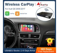Road Top Wireless CarPlay Android Auto per Audi A4 A5 Q5 B9 2009-2017, con funzioni di gioco per Auto AirPlay Mirror Link