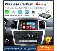 Road Top Wireless CarPlay Android Auto per Mercedes Benz ML GL W166 X166 2012-2015, con funzioni di gioco per Auto AirPlay Mirror Link
