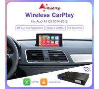 Road Top Wireless Carplay per Audi A1 Q3 2014-2018 Anno Supporto Android Auto Mirrorlink Airplay Fotocamera posteriore Lettore per auto