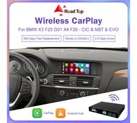 Road Top Wireless CarPlay per BMW X3 F25 G01 X4 F26 CIC,NBT,EVO System 2011-2020, con Android Mirror Link AirPlay Carplay Kit CIC System