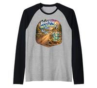 Road Trip alle sorgenti termali Maglia con Maniche Raglan