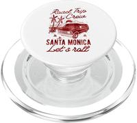 Road Trip Crew Santa Monica lascia rotolare la California abbinata PopSockets PopGrip per MagSafe